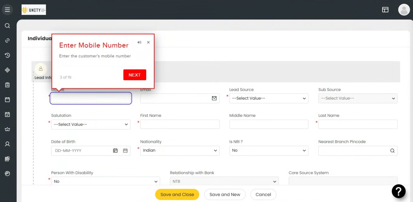Important Fields Were Clearly Highlighted